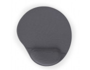 Gembird MP-GEL-GR, Gel mouse pad with wrist support, grey